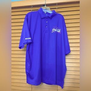 Coca-Cola polo shirt size X-Large purple